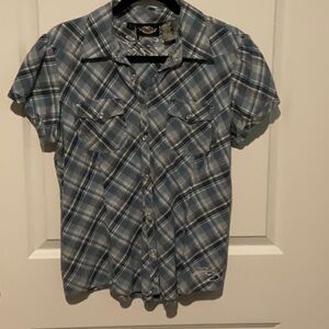 Harley Davidson  Button Down Shirt with Classic Design